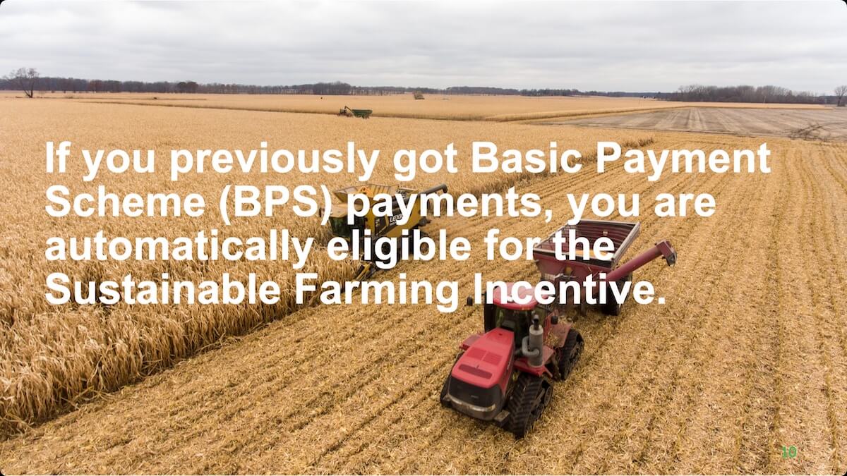 One of many slides created for the Future Farming programme